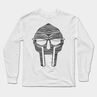 mf doom mask sewing art Long Sleeve T-Shirt